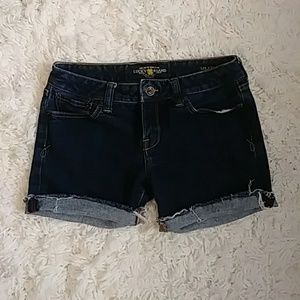 Lucky Brand Lola Skinny Cutoff shorts Size 6/28